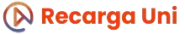 Logomarca Recarga UniTV com ícone do UniTV e nome em laranja